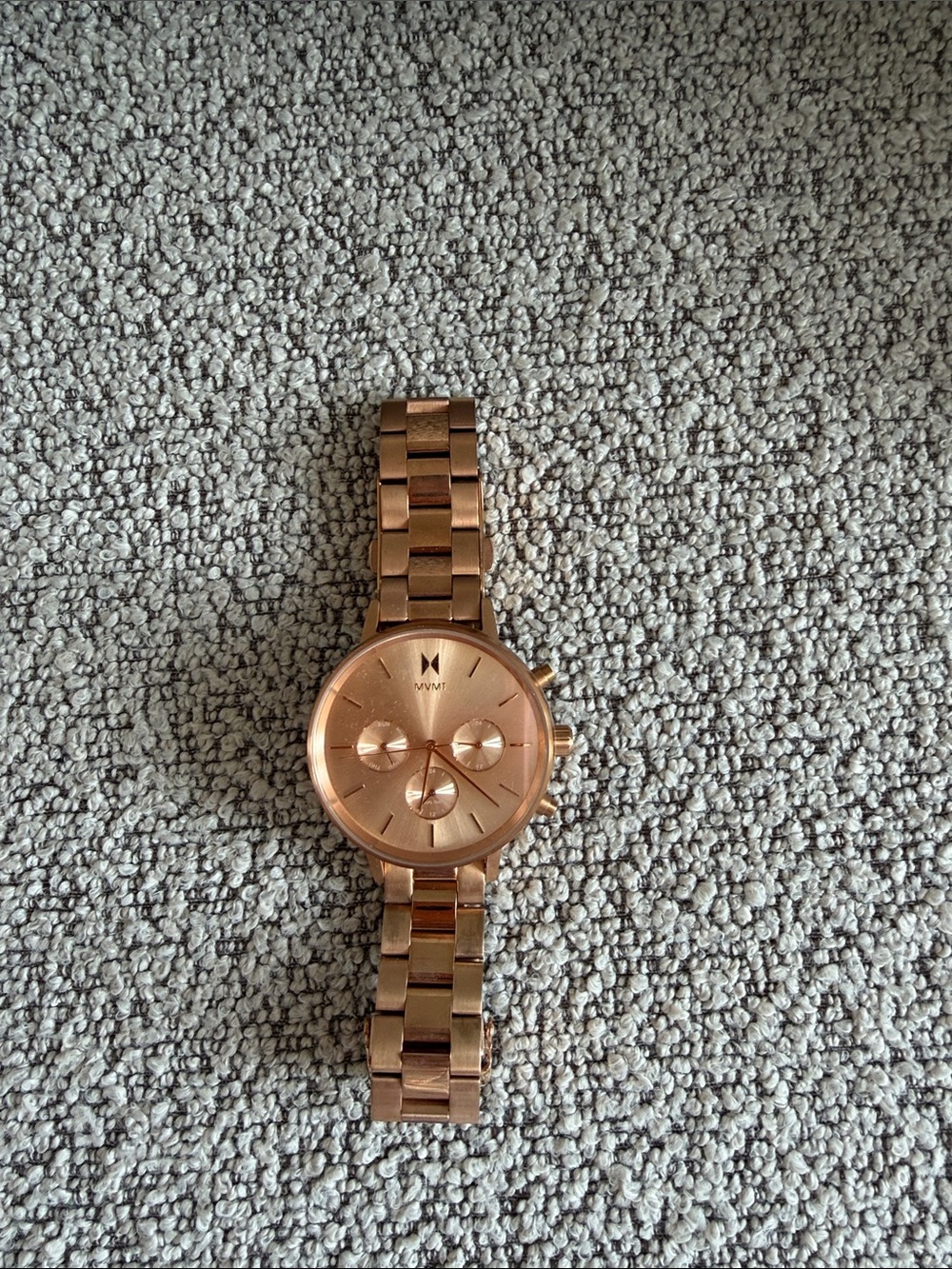 MVMT Rose Gold Stainless Steel Chronograph Watch